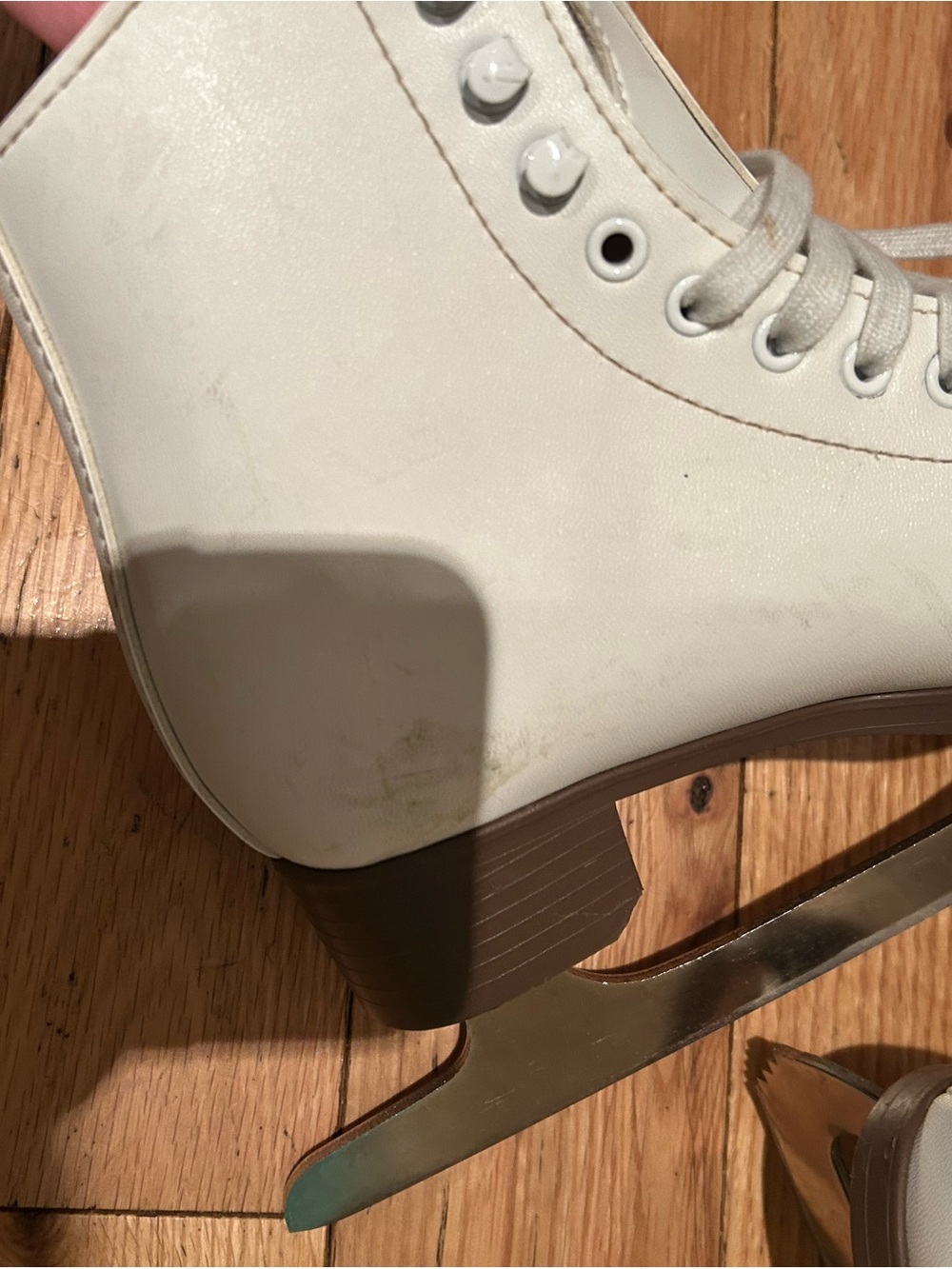 Glacier by Jackson Women's White Figure Ice Skates size 4 - Picture 4 of 5